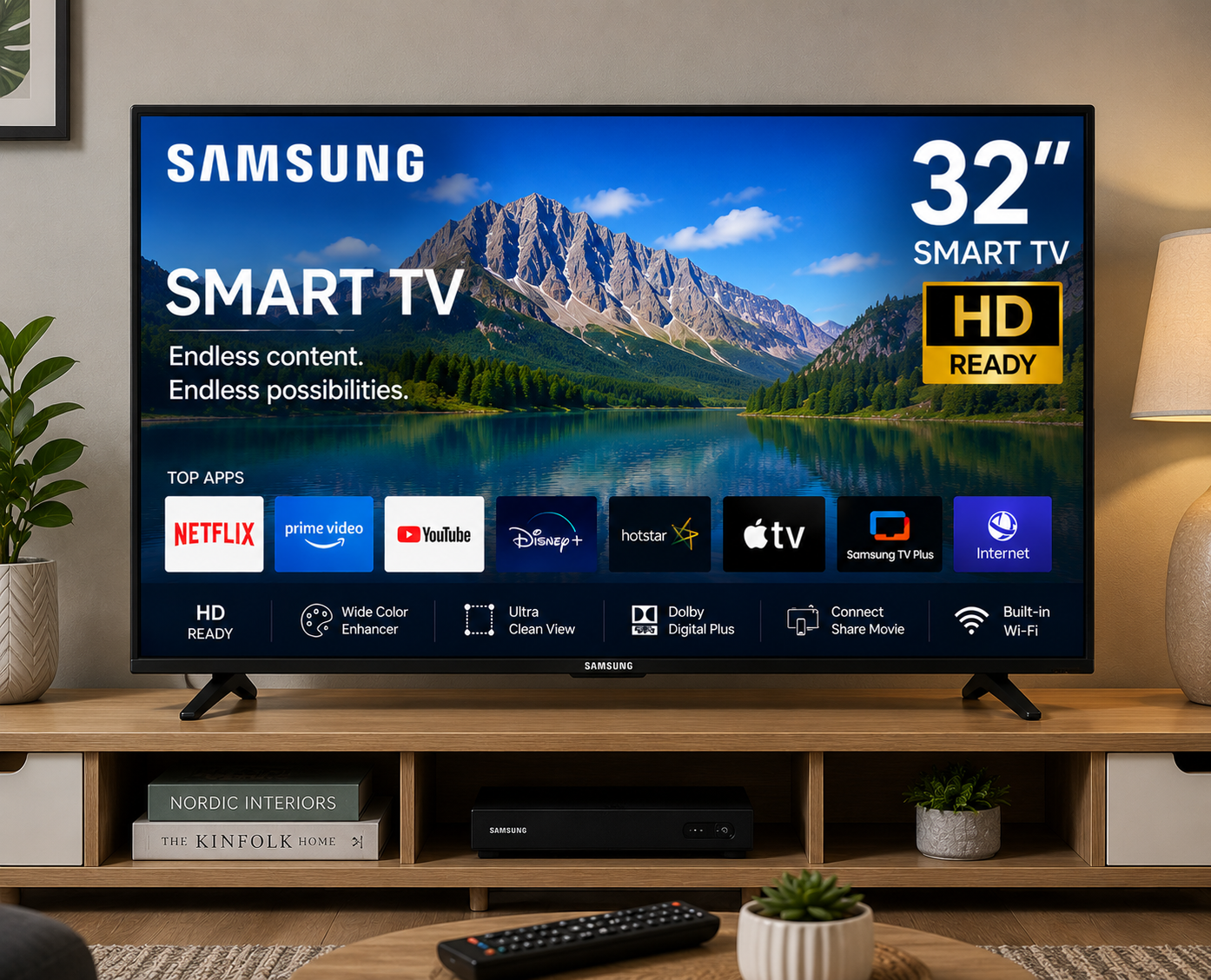 SAMSUNG 32'' SMART TV