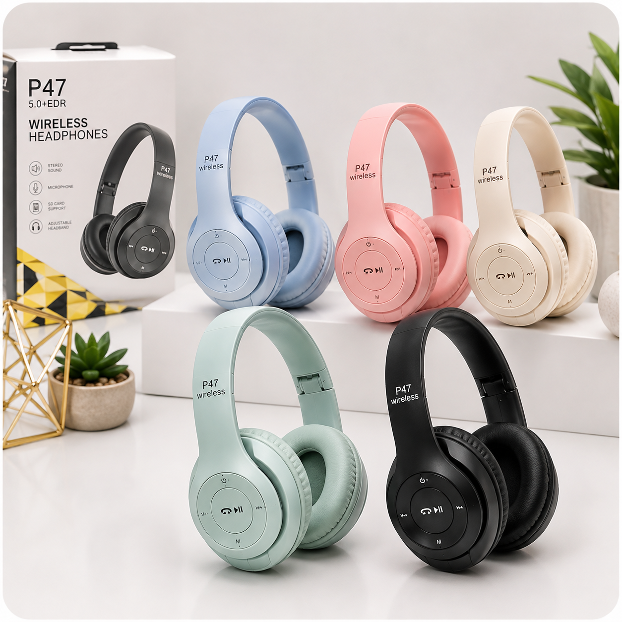 J41 Wireless Over-Ear Bluetooth Headphones