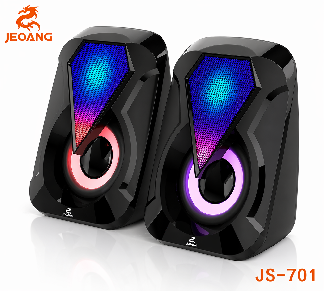 JS-701 Multimedia Speakers (RGB LED Speaker