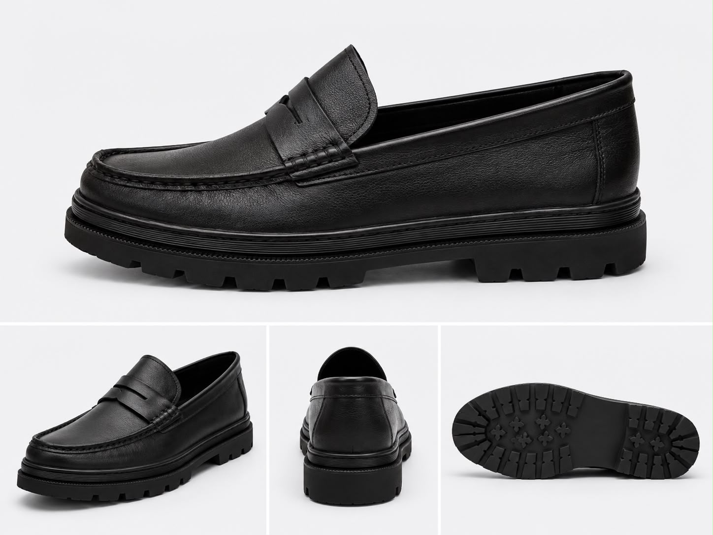 Black men's loafer