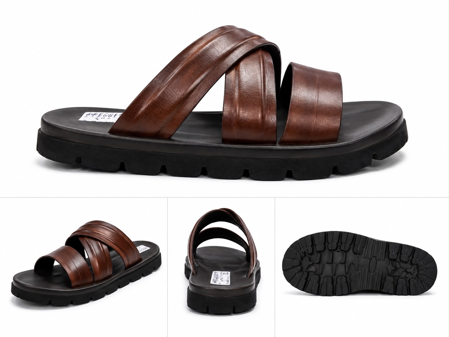 Cross-band sandal