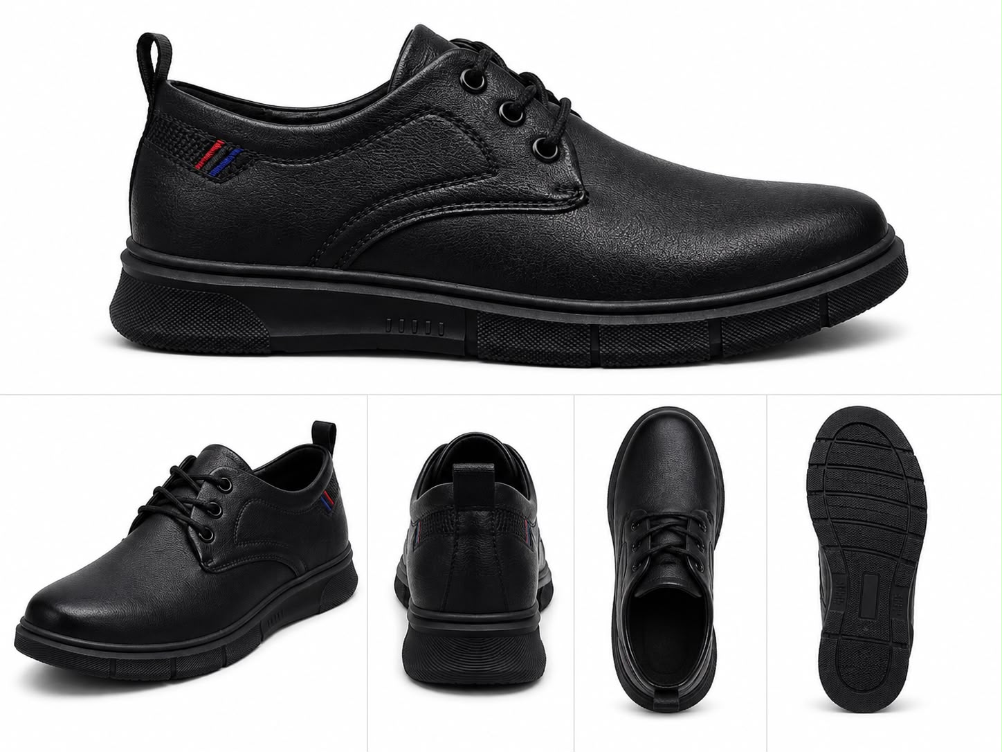 Boy school shoe with lace